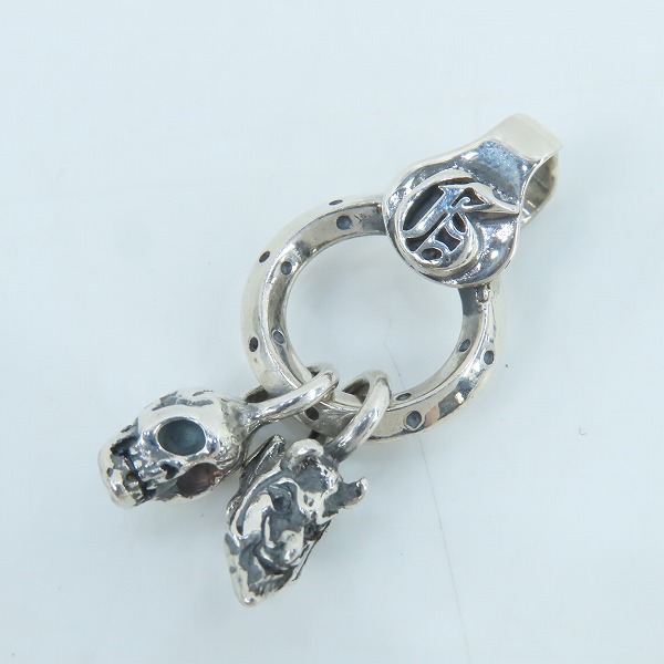 実際に弊社で買取させて頂いた(2)GANGSTERVILLE×Galcia/ギャングスタービル×ガルシア スカル＆デビル ペンダントトップ