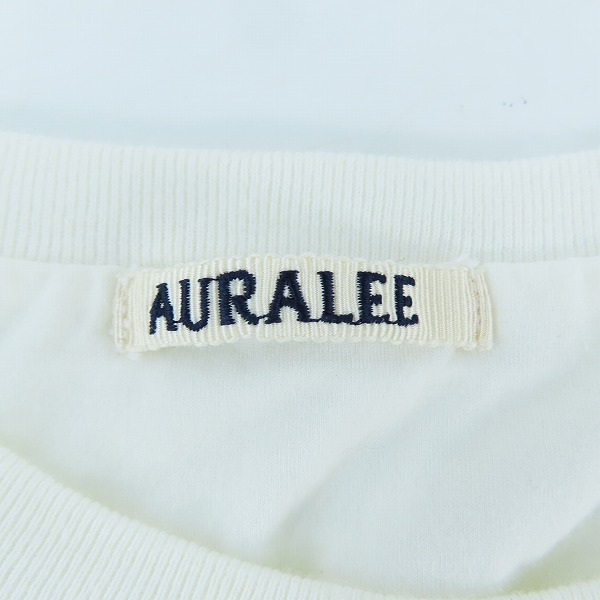 実際に弊社で買取させて頂いたAURALEE/オーラリー コットン 半袖Tシャツ カットソー/4の画像 2枚目