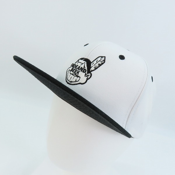 実際に弊社で買取させて頂いたHideandSeek/ハイアンドシーク INDIAN BASEBALL CAP/刺繍ロゴ ベースボールキャップ