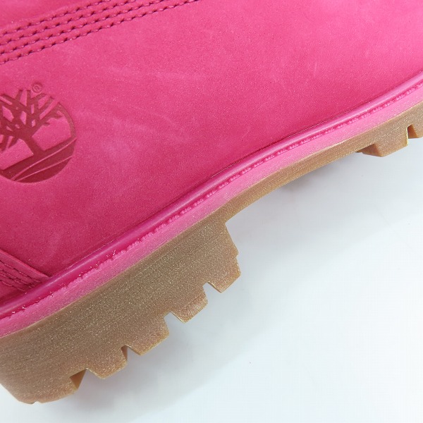 実際に弊社で買取させて頂いたTimberland/ティンバーランド 6INCH PREMIUM BOOTS W/L 50th EDITION MEDIUM RED NUBUCK ブーツ/TB 0A5VHD A46/9.5の画像 6枚目