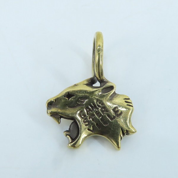 実際に弊社で買取させて頂いた(4)GANGSTERVILLE×Galcia/ギャングスタービル×ガルシア PANTHER ブラス/真鍮 ペンダントトップの画像 1枚目