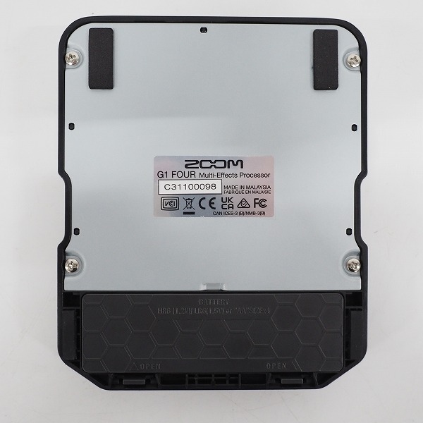 実際に弊社で買取させて頂いたZOOM/ズーム G1 FOUR Ver.v2.00エレキギター用マルチエフェクター【簡易動作確認済】の画像 5枚目