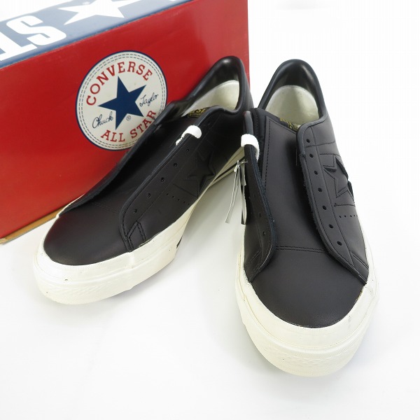 実際に弊社で買取させて頂いた【未使用】CONVERSE/コンバース 日本製 ONE STAR OILED OX ワンスター BLACK/9