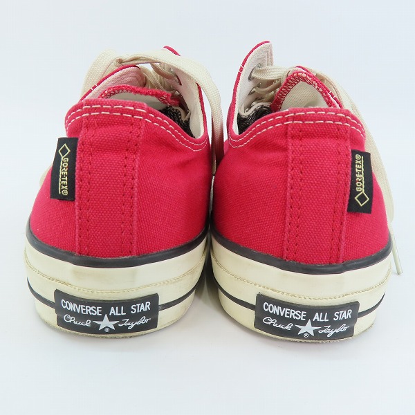 実際に弊社で買取させて頂いたCONVERSE/コンバース ALL STAR 100 GORE-TEX OX RED 32169362/27.0の画像 1枚目