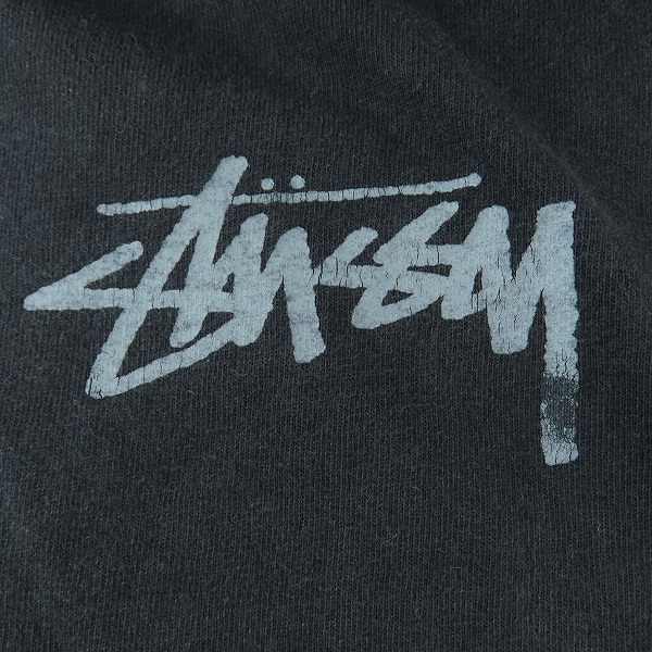 実際に弊社で買取させて頂いたSTUSSY/ステューシー 80S ヴィンテージ オールド 黒タグ ドラゴン Tシャツ XLの画像 4枚目