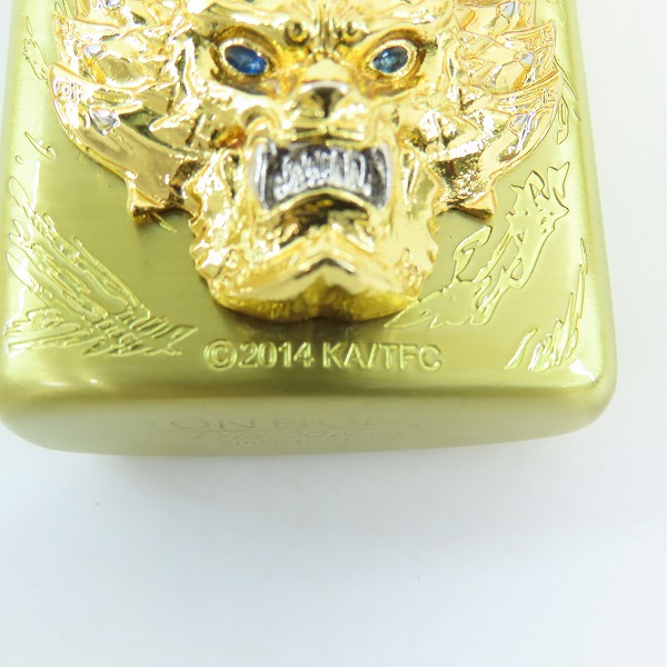 実際に弊社で買取させて頂いたRONSON/ロンソン 牙狼/ガロ フェイス オイルライターの画像 7枚目