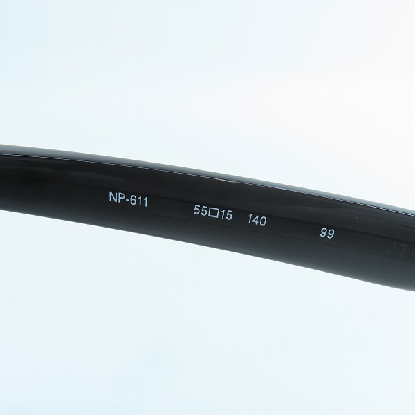 実際に弊社で買取させて頂いた999.9/フォーナインズ メガネフレーム アイウェア NP-611の画像 5枚目