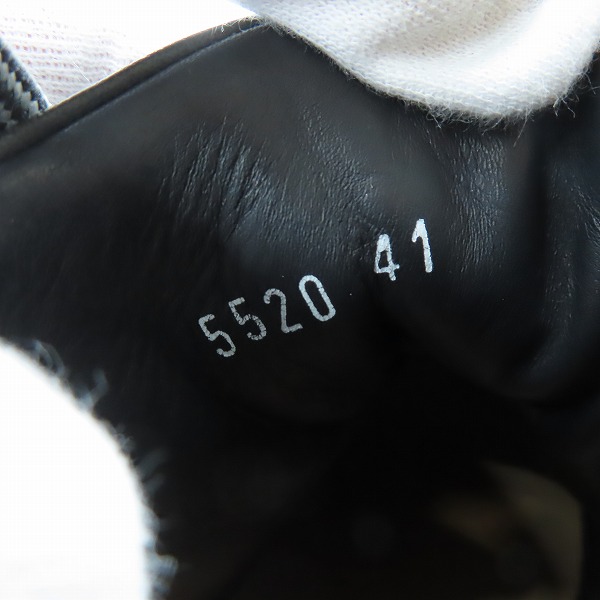 実際に弊社で買取させて頂いたSEBOY'S/セボーイズ レザー ハイカット スニーカー 5520/41の画像 5枚目