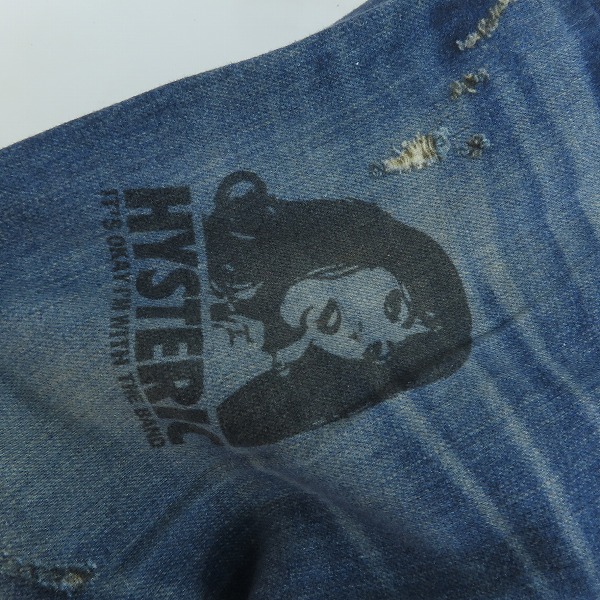 実際に弊社で買取させて頂いたHYSTERIC GLAMOUR/ヒステリックグラマー 21AW WHISKY柄 リバーシブル スウェット パンツ 01211CP02/Fの画像 8枚目