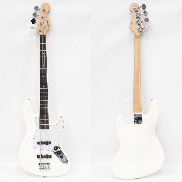 実際に弊社で買取させて頂いた★BUSKER'S/バスカーズ BJB-STD SWH ジャズベース Type 4弦エレキベース ソフトケース付の画像 1枚目