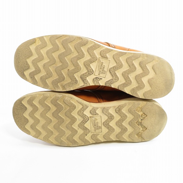 実際に弊社で買取させて頂いたRED WING/レッドウィング 現行羽根タグ アイリッシュセッター モックトゥ ブーツ 875 8.5Eの画像 2枚目