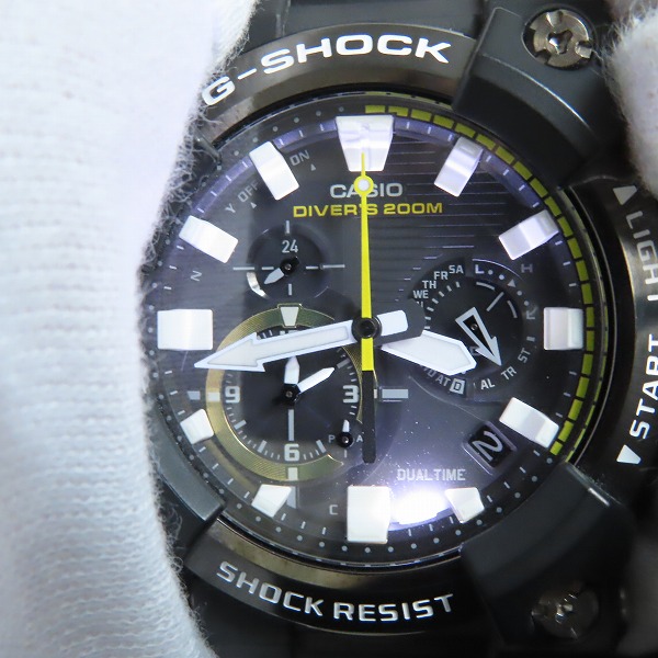 実際に弊社で買取させて頂いたG-SHOCK/Gショック FROGMAN/フロッグマン Bluetooth ソーラー電波時計 GWF-A1000-1AJFの画像 4枚目