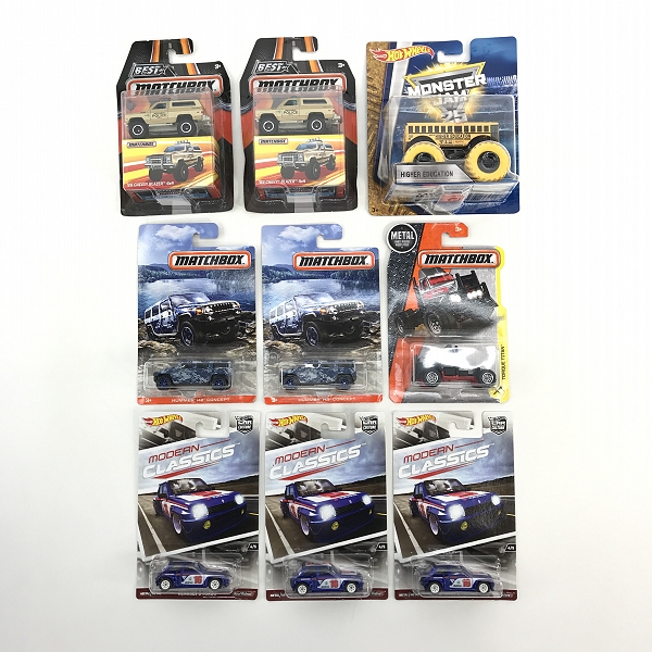 実際に弊社で買取させて頂いた【おまとめ/未開封】Hot Wheels/ホットウィール MATCHBOX/マッチボックス Torque Titan/HUMMER H2/MONSTER JAM 他