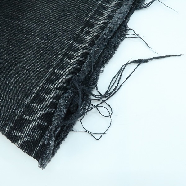 実際に弊社で買取させて頂いた【JPタグ】CELINE/セリーヌ 23SS チャコールウォッシュデニムウェスリージーンズ デニムパンツ N939 947F 38CH/26の画像 6枚目