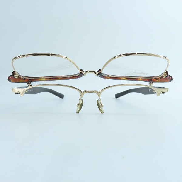 実際に弊社で買取させて頂いた999.9/フォーナインズ 眼鏡/メガネフレーム/アイウェア M-96の画像 1枚目