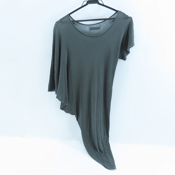 実際に弊社で買取させて頂いたif six wasnine/イフシックスワズナイン  変形 ドレープ アシンメトリー カットソー BETTA/STD 318MSC/1