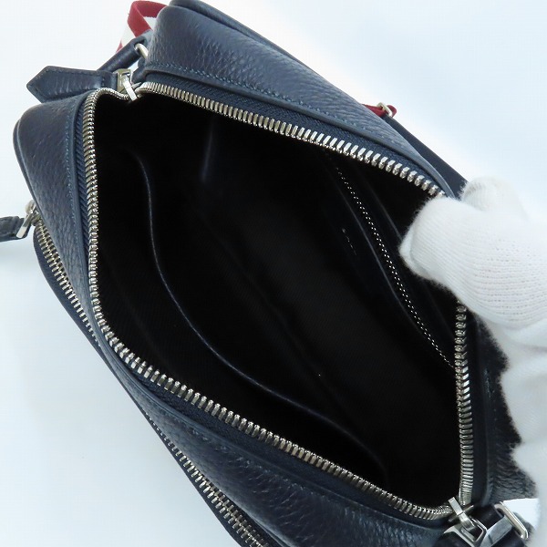 実際に弊社で買取させて頂いたBALLY/バリー CODE CROSS EW レザー  ショルダーバッグ の画像 5枚目