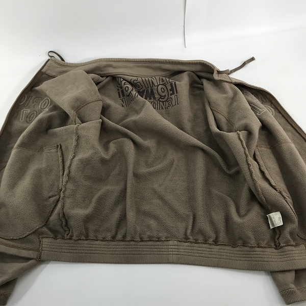 実際に弊社で買取させて頂いたTENDERLOIN/テンダーロイン MOCK NECK SWEAT ZIP UP/モックネックスウェットジップアップ/Lの画像 4枚目