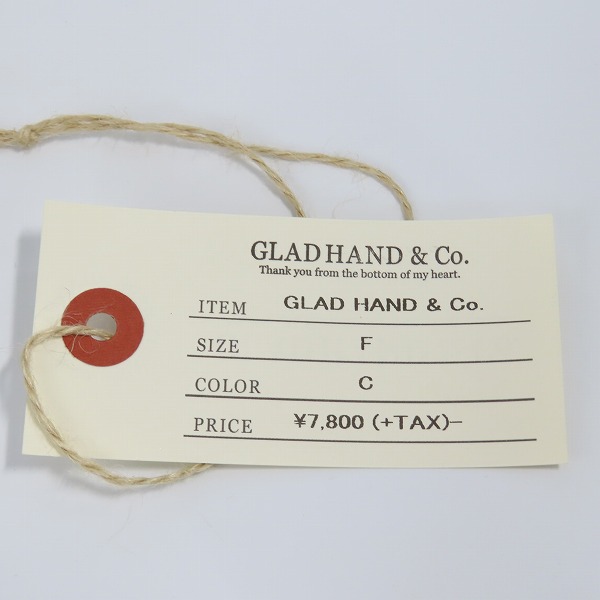 実際に弊社で買取させて頂いたGLAD HAND/グラッドハンド ブラック蝶ネクタイの画像 5枚目