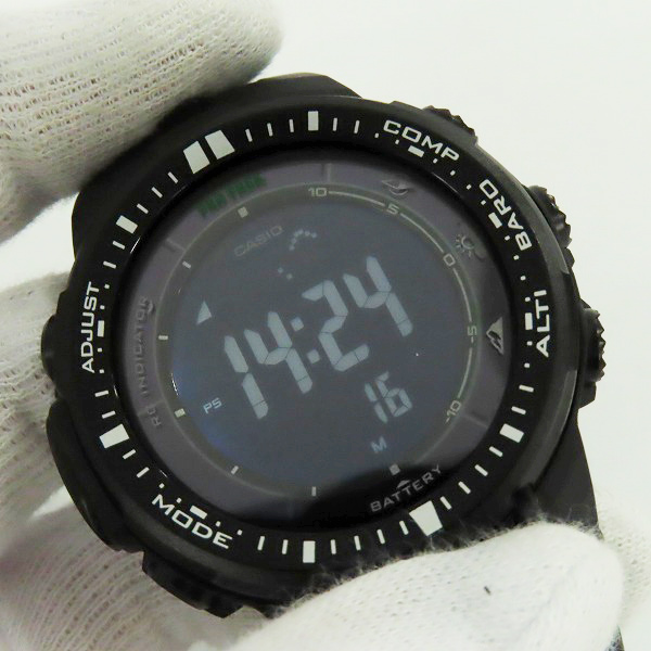 実際に弊社で買取させて頂いたCASIO/カシオ PROTREK/プロトレック タフソーラー PRW-3000-1Aの画像 4枚目