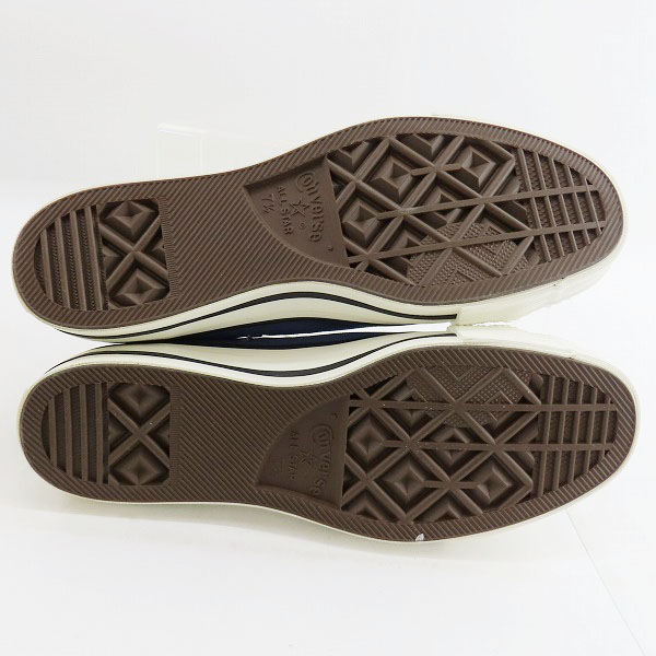 実際に弊社で買取させて頂いたCONVERSE/コンバース CANVAS AS J HI/オールスター ハイカットスニーカー LIGHT NAVY/7.5の画像 2枚目