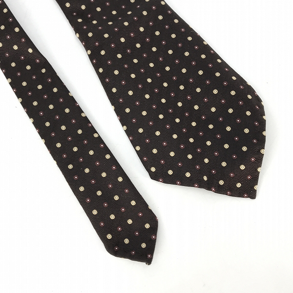 実際に弊社で買取させて頂いたGLADHAND/グラッドハンド ブラウン総柄ネクタイ /Fの画像 1枚目