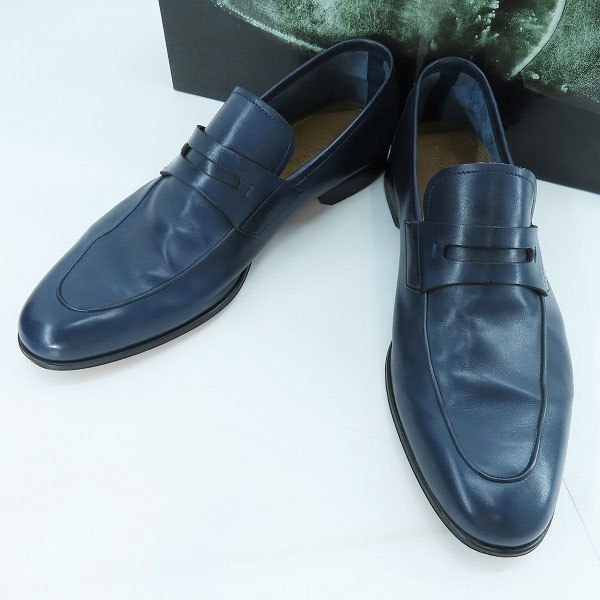 実際に弊社で買取させて頂いたMAGNANNI/マグナーニ レザー ローファー シューズ 38