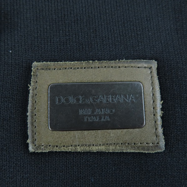 実際に弊社で買取させて頂いたDOLCE&GABBANA/ドルチェ&ガッバーナ プレートロゴ付ジップパーカー G9BM6T G7YF1/44の画像 2枚目