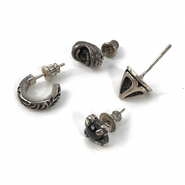 実際に弊社で買取させて頂いた【おまとめ/ノーブランド扱い】Bizarre/ビザール 他 シルバー製 ピアスの画像 2枚目