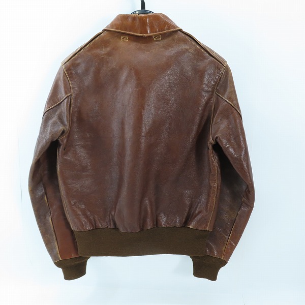 実際に弊社で買取させて頂いたBUZZ RICKSON'S/バズリクソンズ TYPE A-2 フライトジャケット ROUGH WEAR 実名復刻 M83180 38の画像 1枚目
