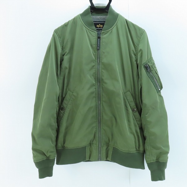 実際に弊社で買取させて頂いたALPHA INDUSTRIES/アルファインダストリーズ ライトウェイトM-1/フライトジャケット  TA1065-8203/L