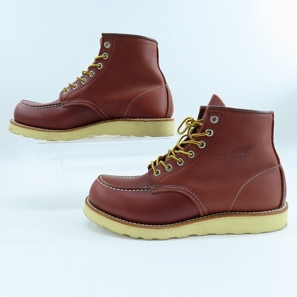 実際に弊社で買取させて頂いたRED WING/レッドウィング アイリッシュセッターモックトゥブーツ 9106 8Dの画像 3枚目