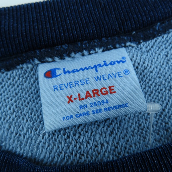 実際に弊社で買取させて頂いた【未使用】 Champion/チャンピオン リバースウィーブ スウェットシャツC3-H002 XLの画像 2枚目