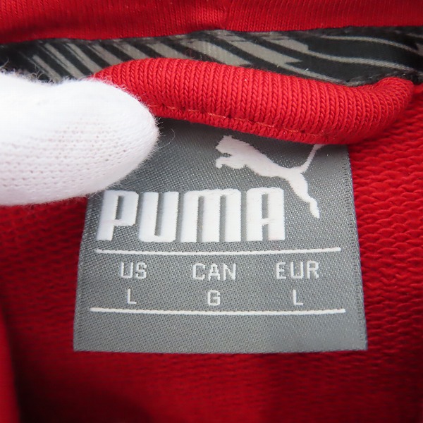 実際に弊社で買取させて頂いたPUMA/プーマ ACミラン 19/20 カジュアル フルジップスウェットジャケット 756152-01/Lの画像 2枚目