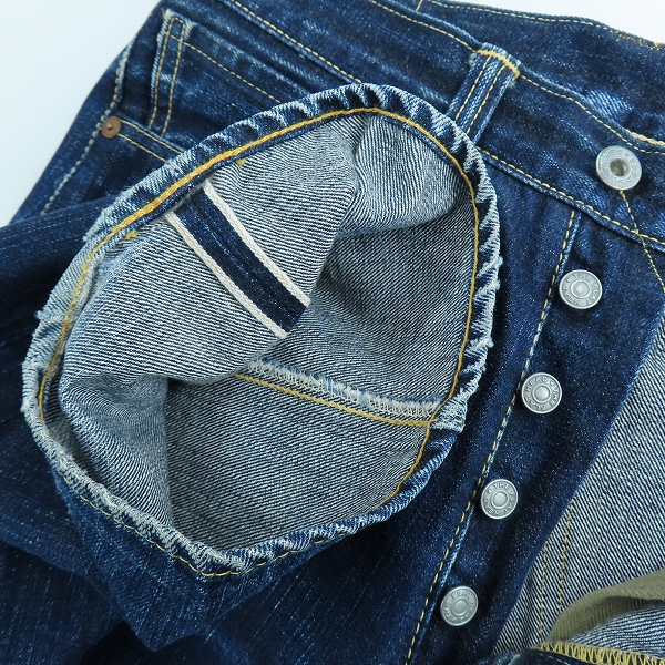 実際に弊社で買取させて頂いたTHE FLAT HEAD/ザフラットヘッド T.F.H s303xx 大戦モデル デニムパンツ W30L36の画像 4枚目