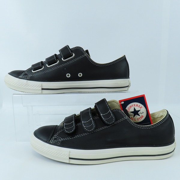 実際に弊社で買取させて頂いたCONVERSE/コンバース ALL STAR VC OX レザースニーカー ベルクロ 1R922 /28の画像 3枚目