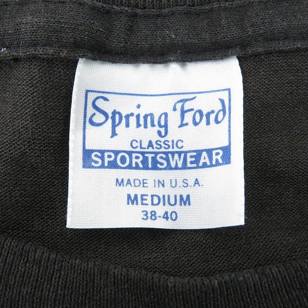 実際に弊社で買取させて頂いたSpring Ford/スプリングフォード 80's マイケルジャクソン ジャパンツアー Tシャツ ヴィンテージ/ビンテージ/Mの画像 2枚目
