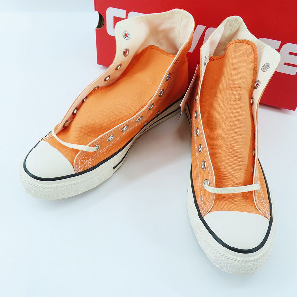 実際に弊社で買取させて頂いた【未使用】CONVERSE/コンバース ALL STAR BURNTCOLORS HI SST.ORG/オールスター ハイ 1SD431/28
