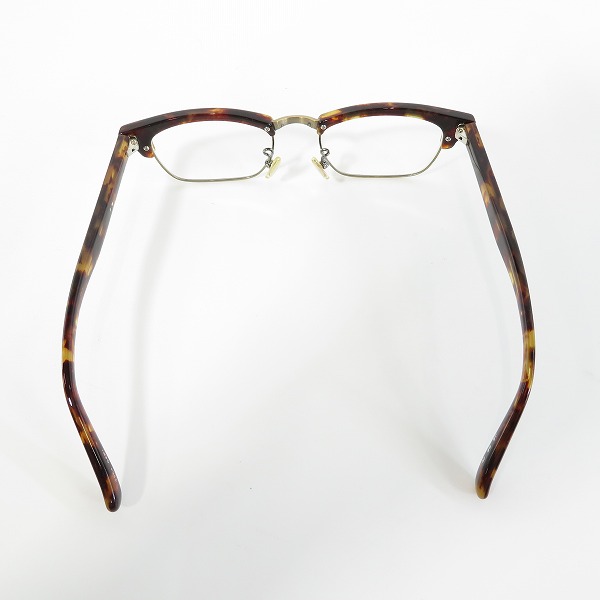 実際に弊社で買取させて頂いたKANEKO OPTICAL/金子眼鏡 恒眸作 手造 メガネフレーム T254 DEMIの画像 2枚目