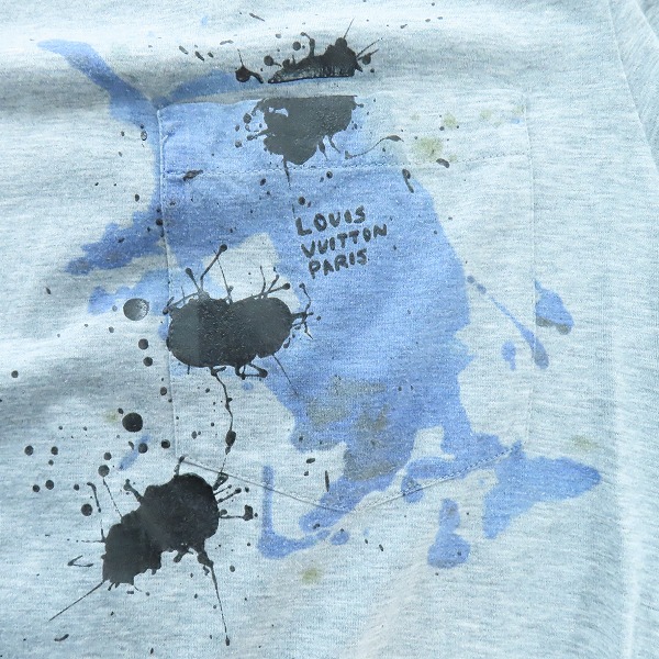 実際に弊社で買取させて頂いたLOUIS VUITTON/ルイヴィトン スプラッシュプリント ポケットTシャツ RM172M JOE HDY22W/Sの画像 5枚目