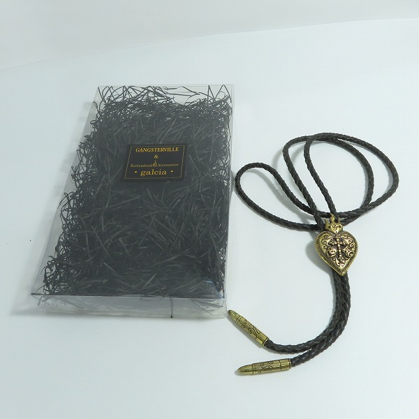 実際に弊社で買取させて頂いた(4)Gangsterville×galcia/ギャングスタービル×ガルシア TWO FACE/ダブルフェイス BOLO TIE/ボロタイ/ループタイ ブラス/真鍮の画像 7枚目
