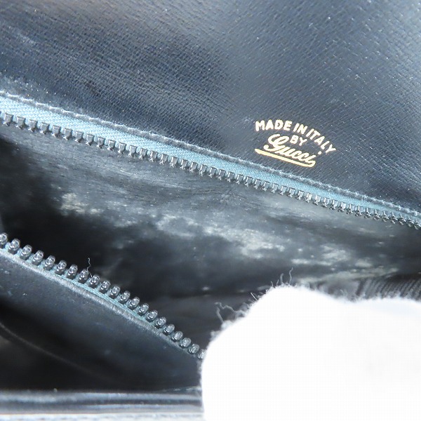 実際に弊社で買取させて頂いたGUCCI/グッチ オールドグッチ/ヴィンテージ バンブー レザーハンドバッグ の画像 7枚目