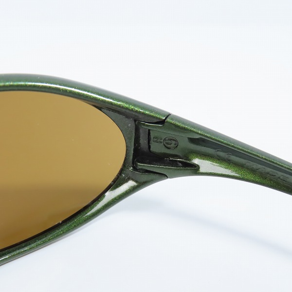 実際に弊社で買取させて頂いたOAKLEY/オークリー EYE JACKET/アイジャケット グリーンフレーム サングラス/アイウェアの画像 4枚目