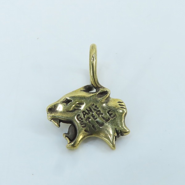 実際に弊社で買取させて頂いた(3)GANGSTERVILLE×Galcia/ギャングスタービル×ガルシア PANTHER ブラス/真鍮 ペンダントトップの画像 1枚目