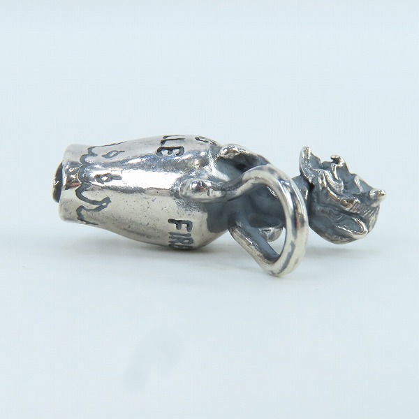 実際に弊社で買取させて頂いた(1)GANGSTERVILLE×Galcia/ギャングスタービル×ガルシア POISON BOTTLE シルバー ペンダントトップの画像 3枚目