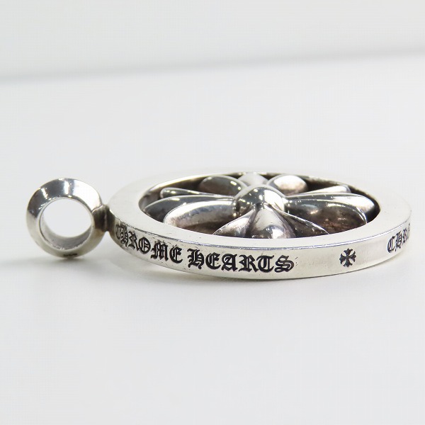 実際に弊社で買取させて頂いたCHROME HEARTS/クロムハーツ CHプラスメダリオンペンダント トップ　の画像 4枚目