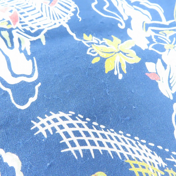 実際に弊社で買取させて頂いたEDIFICE/エディフィス 別注 パリサンジェルマン アロハシャツ/XLの画像 5枚目