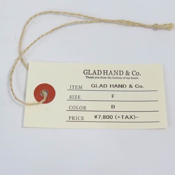実際に弊社で買取させて頂いたGLAD HAND/グラッドハンド ブラウン総柄蝶ネクタイの画像 5枚目