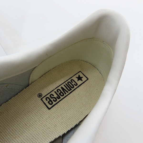 実際に弊社で買取させて頂いた【未使用】CONVERSE/コンバース One Star Ox White Blue Orange ワンスター /9.5の画像 4枚目