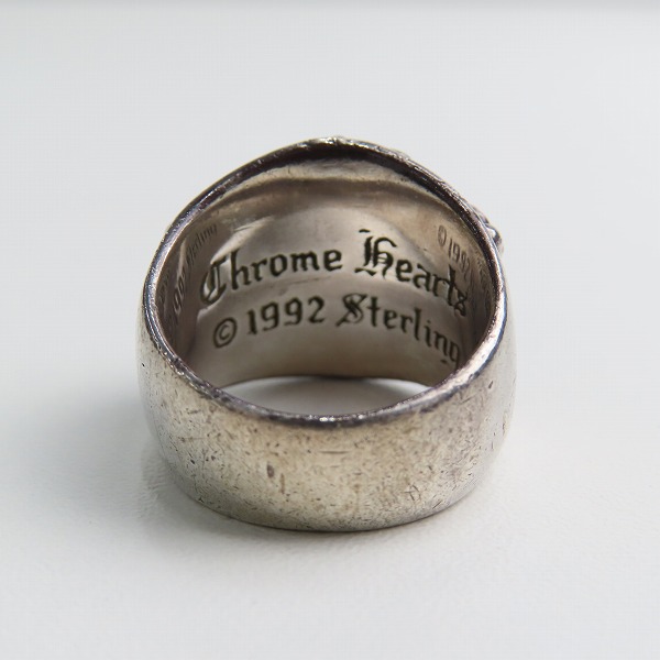 実際に弊社で買取させて頂いたCHROME HEARTS/クロムハーツ キーパーリング 21.5号の画像 4枚目